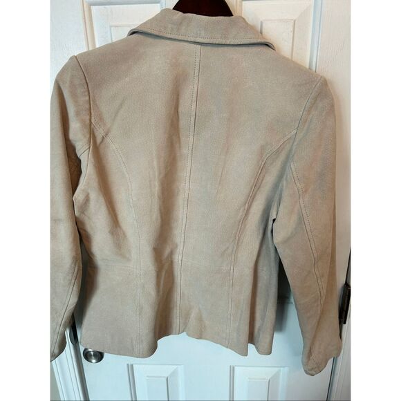 Relativity tan suede/leather jacket size small - Picture 4 of 7